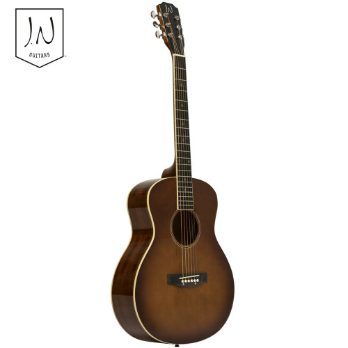 J.N Guitars Bessie Solid Spruce Mini Travel Acoustic Guitar Sunburst BES-A MINI