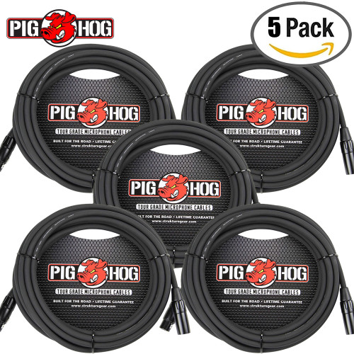 Pig Hog 8mm Mic Cable, 100ft XLR