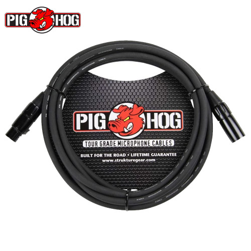 Pig Hog PHM10 High Performance 8mm XLR Microphone Cable 10 FT