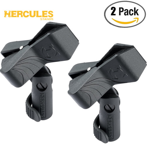 2-PACK Hercules MH100B Quick-N-EZ Butterfly Microphone Clip Holder 2-PACK Hercules MH100B Quick-N-EZ Butterfly Microphone Clip Holder