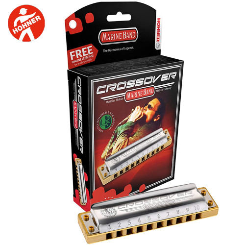 Hohner M2009BX-D Marine Band Crossover Diatonic Harmonica - Key of D