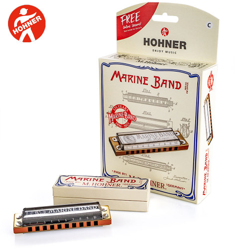 Hohner M202101X 125th Anniversary Edition Marine Band 1896 Key of C Harmonica