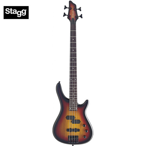Stagg BC300 Fusion 4 String Standard Jazz Electric Bass - Sunburst  Stagg BC300 Fusion 4 String Standard Jazz Electric Bass - Sunburst