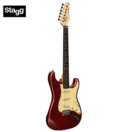 Stagg Standard Series S-30 Electric Guitar Candy Apple Red SES-30 CAR Stagg Standard Series S-30 Electric Guitar Candy Apple Red SES-30 CAR