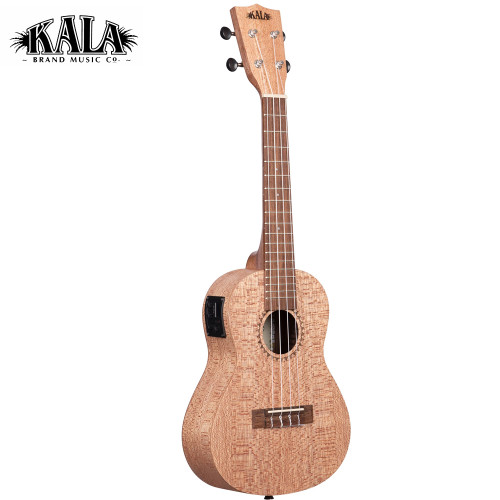 Kala KA-20CE Burled Meranti Acoustic Electric Concert Ukulele Satin Finish Kala KA-20CE Burled Meranti Acoustic Electric Concert Ukulele Satin Finish