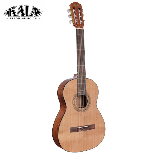 Kala Cedar Top 3/4 Size Classical Nylon String Student Guitar KA-GTR-NY23