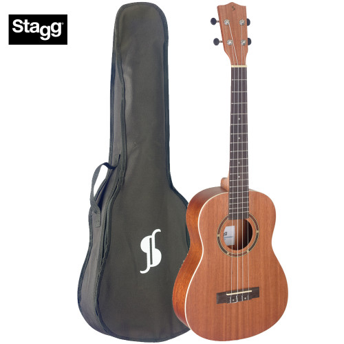 Stagg UB-30 Sapele Traditional Baritone Natural Ukulele with Gig Bag Stagg UB-30 Sapele Traditional Baritone Natural Ukulele with Gig Bag