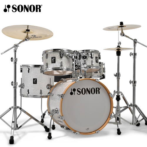 Sonor AQ2 5 Piece 20" STUDIO Drum Shell Pack White Marine Pearl AQ2-STUDIOWMCWHP