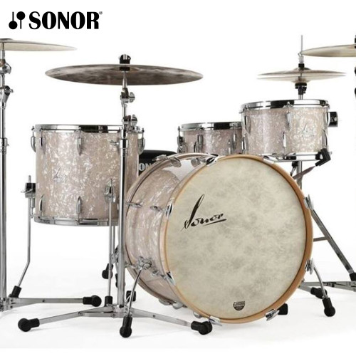 Sonor Vintage Series 3PC No Mount 22" Drum Shell Pack Pearl VT-322NMCVPRL