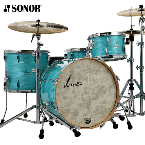 Sonor 3-Piece Vintage Series THREE22 Drum Shell Pack California Blue VT-322WMCCAB
