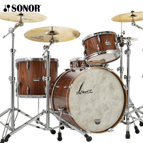 Sonor 3-Piece Vintage Series THREE22 Drum Shell Pack Rosewood VT-322WMCRSG