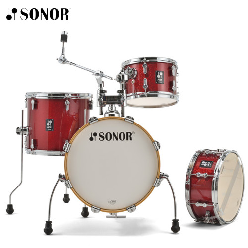 Sonor AQX 4PC MICRO Red Moon Sparkle Drum Shell Pack AQX-MICROWMCRMS
