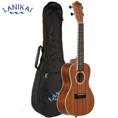 Lanikai LU Series LU21-C Okoume Concert Satin Natural Finish Ukulele With Gig Bag Lanikai LU Series LU21-C Okoume Concert Satin Natural Finish Ukulele With Gig Bag