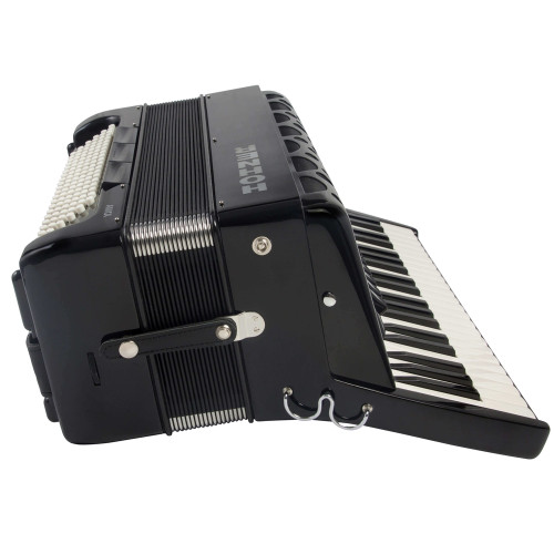 Hohner Amica Forte IV 120 Chromatic Piano Accordion - Jet Black