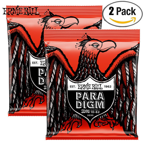 2-PACK Ernie Ball 2030 Paradigm Skinny Top Heavy Bottom 7-String Electric Guitar String