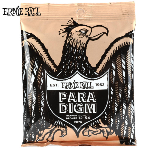 Ernie Ball 2076 Paradigm Phosphor Bronze Acoustic Guitar Strings 12-54 Med-Light