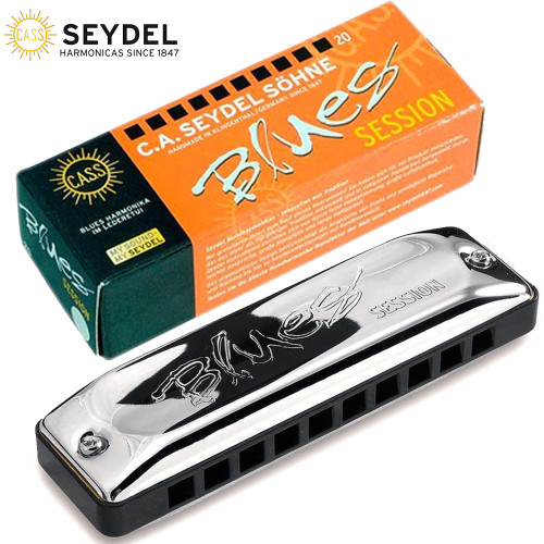 Seydel Blues Session Standard Diatonic Key of Low F Harmonica Made In Germany