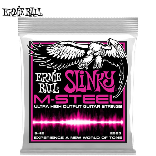 Ernie Ball 2923 Super Slinky M-Steel Electric Guitar Strings 9-42
