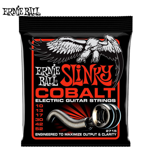 Ernie Ball 2715 Slinky Cobalt Skinny Top/Heavy Bottom Guitar Strings 10-52 Ernie Ball 2715 Slinky Cobalt Skinny Top/Heavy Bottom Guitar Strings 10-52
