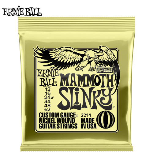 Ernie Ball 2214 Mammoth Slinky Nickel Wound Electric Guitar Strings 12-62