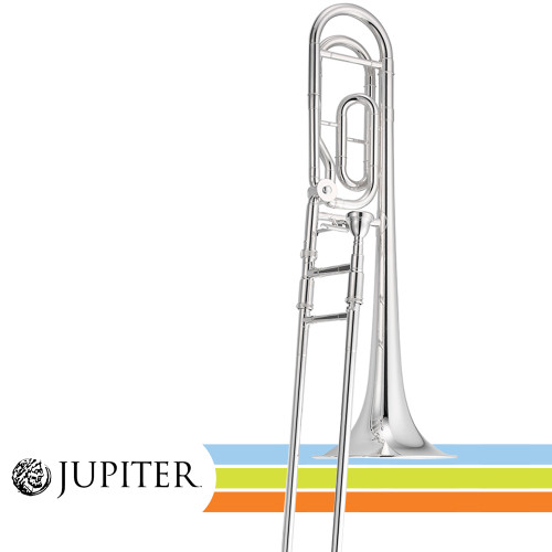 Jupiter JTB1150FSQ Performance Silver Plated F Attachment Slide Trombone With Case Jupiter JTB1150FSQ Performance Silver Plated F Attachment Slide Trombone With Case