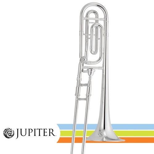 Jupiter JTB1100FSQ Performance Silver Plated F Attachment Slide Trombone With Case Jupiter JTB1100FSQ Performance Silver Plated F Attachment Slide Trombone With Case
