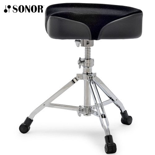 Sonor 6000 Series Saddle Top Double Braced Adjustable Drum Throne DT-6000-ST Sonor 6000 Series Saddle Top Double Braced Adjustable Drum Throne DT-6000-ST