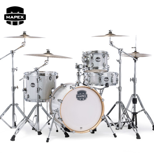 Mapex Mars Birch 4-Piece Bop Drum Shell Pack Diamond Sparkle MA486SDT Mapex Mars Birch 4-Piece Bop Drum Shell Pack Diamond Sparkle MA486SDT