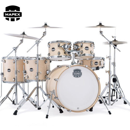 Mapex Mars Maple 6-Piece Studioease Drum Shell Pack Natural Satin MM628SFUNW Mapex Mars Maple 6-Piece Studioease Drum Shell Pack Natural Satin MM628SFUNW