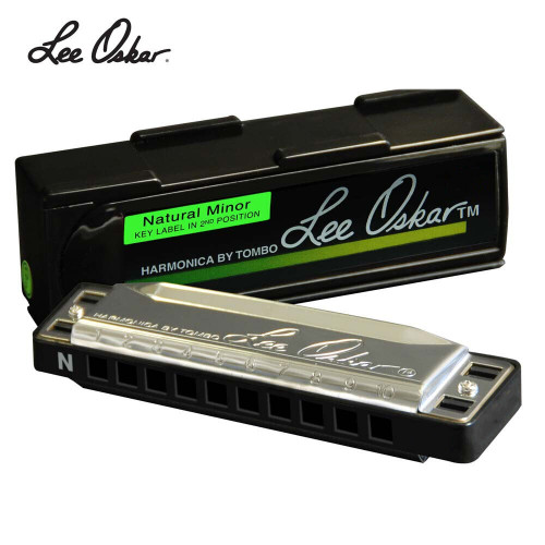 Lee Oskar 1910 Natural Minor Harmonica or Harp Key of Minor F With Case Lee Oskar 1910 Natural Minor Harmonica or Harp Key of Minor F With Case