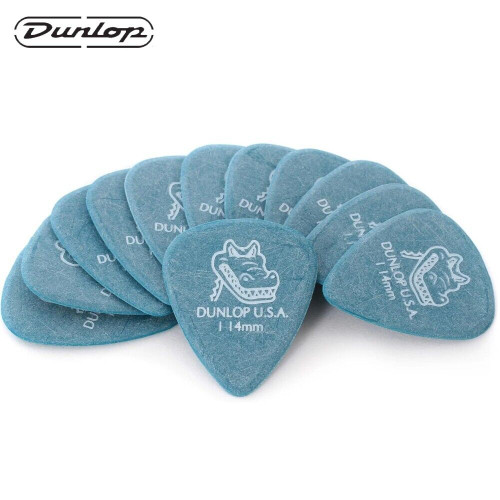12-PACK Dunlop 417P1.14 Gator Grip Guitar Picks 1.14 mm Blue 12-PACK Dunlop 417P1.14 Gator Grip Guitar Picks 1.14 mm Blue