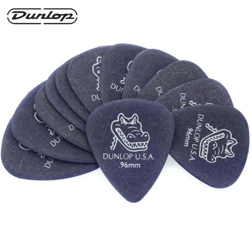12-PACK Dunlop 417P.96 Gator Grip .96mm Guitar Picks Violet 12-PACK Dunlop 417P.96 Gator Grip .96mm Guitar Picks Violet
