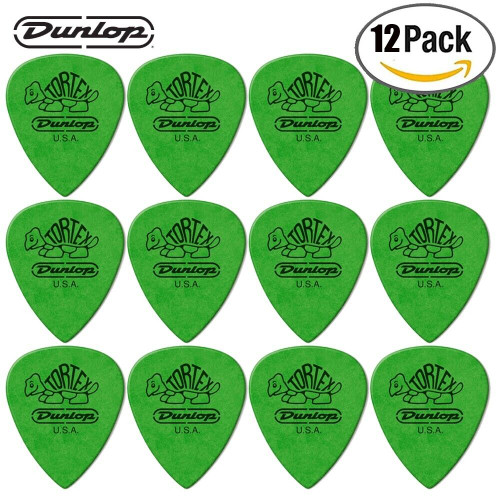 12-PACK Dunlop Tortex Jazz III .88mm Green Guitar Picks 462P.88 12-PACK Dunlop Tortex Jazz III .88mm Green Guitar Picks 462P.88