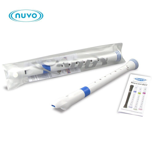Nuvo N310RDBL Plastic Key of C Soprano Recorder With Bag - Blue Nuvo N310RDBL Plastic Key of C Soprano Recorder With Bag - Blue