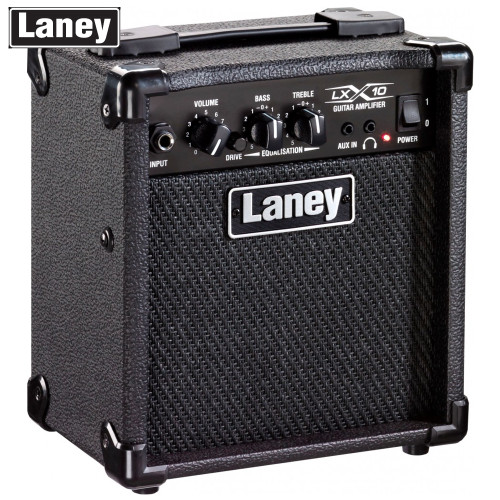 Laney LX10 BK 10W 1x5 Electric Guitar Combo Amp Black Laney LX10 BK 10W 1x5 Electric Guitar Combo Amp Black