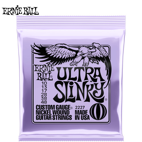 Ernie Ball 2227 Ultra Slinky Nickel Wound Electric Guitar Strings 10-48