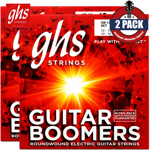 2-PACK GHS Strings GB-12L Nickel-Plated 12-String Electric Guitar Strings 10-46