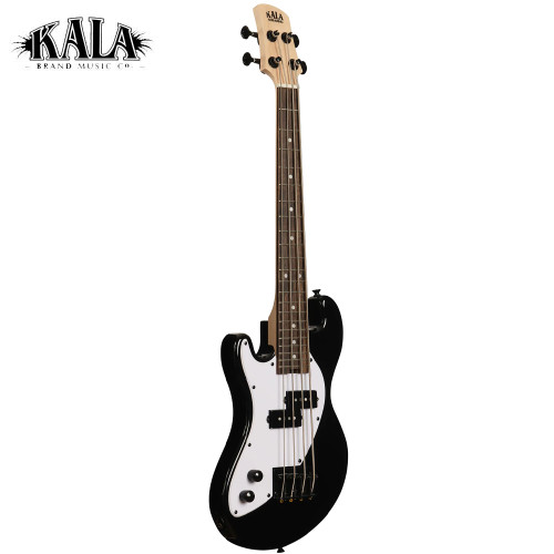 Kala Solid Body 4-String Fretted U-BASS Jet Black Left Handed UBASS-SB-BK-FS-L Kala Solid Body 4-String Fretted U-BASS Jet Black Left Handed UBASS-SB-BK-FS-L