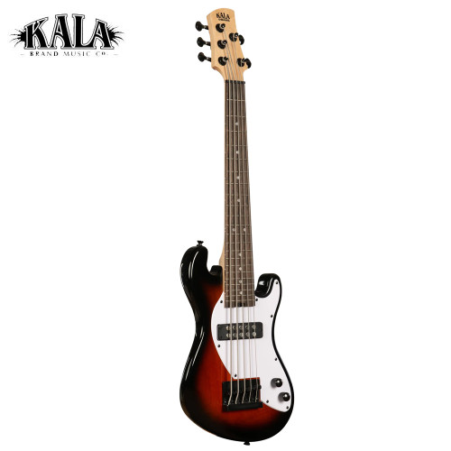 Kala Solid Body 5-String Fretted U-BASS Tobacco With Bag UBASS-SB5-TB-FS Kala Solid Body 5-String Fretted U-BASS Tobacco With Bag UBASS-SB5-TB-FS