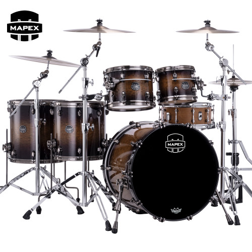 Mapex Saturn Evolution Workhorse 5pc Birch Drum Shell Pack Exotic Night Forest Burst SE628XBBMZ Mapex Saturn Evolution Workhorse 5pc Birch Drum Shell Pack Exotic Night Forest Burst SE628XBBMZ