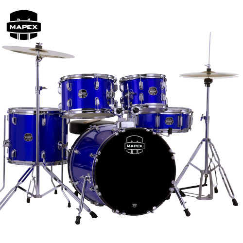 Mapex COMET 5-Piece 18" BD Complete Drum Kit Indigo Blue CM5844FTCIB Mapex COMET 5-Piece 18" BD Complete Drum Kit Indigo Blue CM5844FTCIB