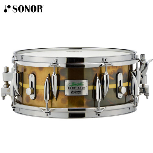 Sonor Signature Series Benny Greb 13" x 5.75" Vintage Brass SSD-130575-BGSDB2
