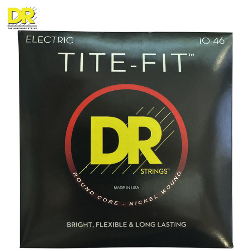 DR TITE-FIT™ MT-10 Nickel Plated Electric Guitar Strings Medium 10-46