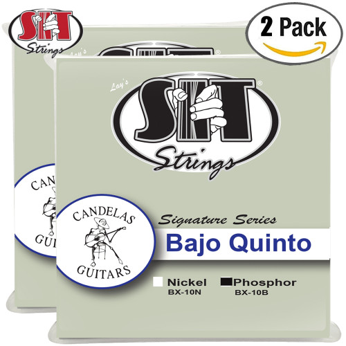 2-PACK SIT BX-10B Phosphor Bronze 10-String Bajo Quinto Loop End Guitar Strings 2-PACK SIT BX-10B Phosphor Bronze 10-String Bajo Quinto Loop End Guitar Strings