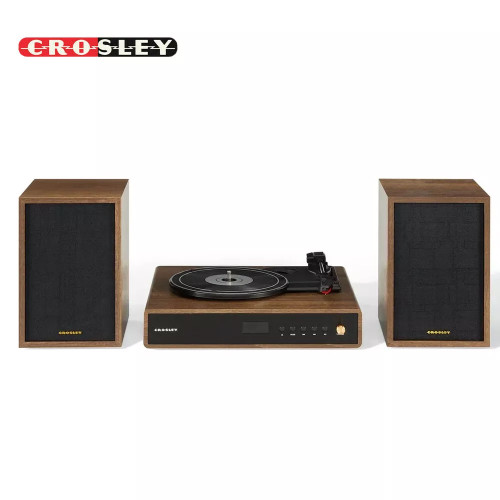 Crosley Alto Shelf System CR7019A-WA With 3 Speed Turntable + Built-in Bluetooth