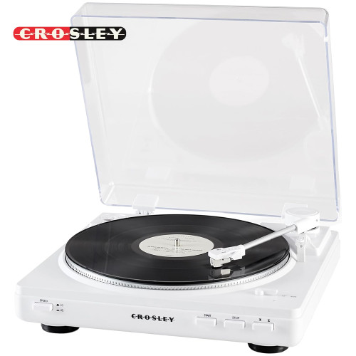 Crosley T400D Component 2-Speed Bluetooth Turntable - White T400D-WH