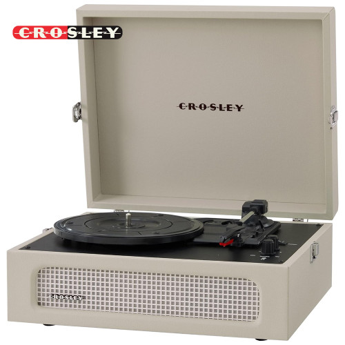 Crosley CR8017B-DU 3 Speed Voyager Portable Record Player Turntable - Dune