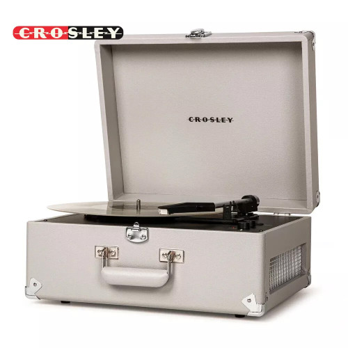 Crosley CR6253B-GY Anthology 3 Speed Portable Bluetooth Turntable - Gray