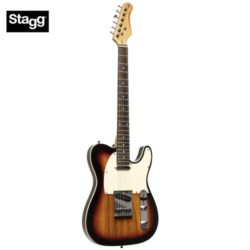 Stagg Standard Series T-Style Solid Body Electric Guitar Sunburst SET-STD SNB Stagg Standard Series T-Style Solid Body Electric Guitar Sunburst SET-STD SNB