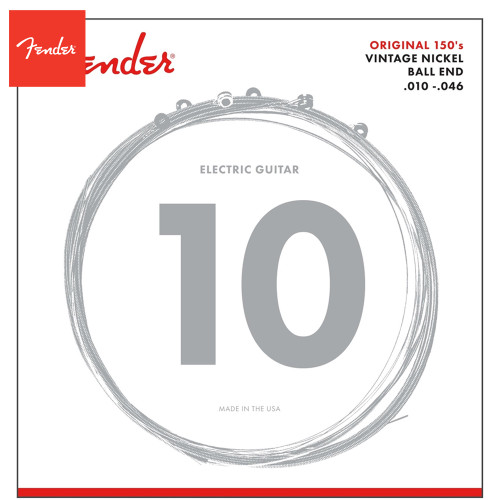 Fender 150R Original 150's Pure Nickel Regular Electric Guitar Strings 10-46 Fender 150R Original 150's Pure Nickel Regular Electric Guitar Strings 10-46